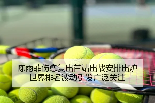 陈雨菲伤愈复出首站出战安排出炉 世界排名波动引发广泛关注